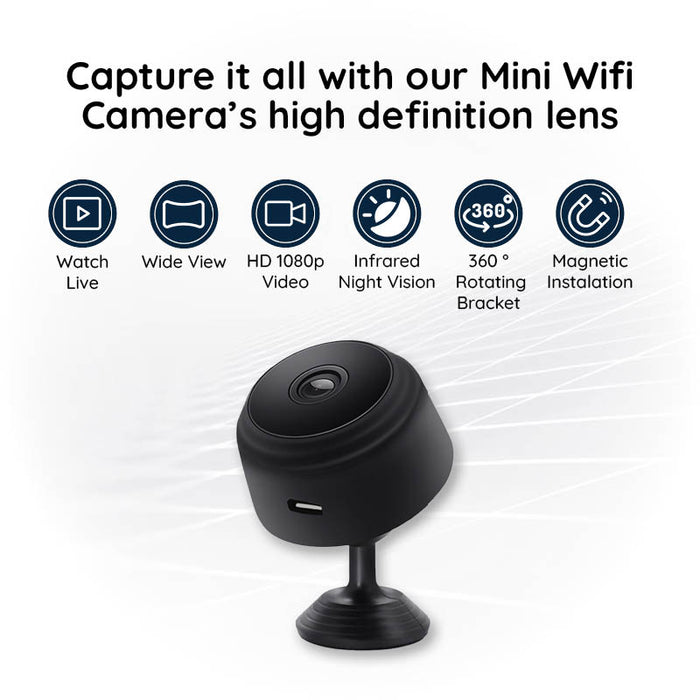 Mini Camera WiFi HD 1080P Night Vision-CQA9417499279656-564575 CQA9417499279656