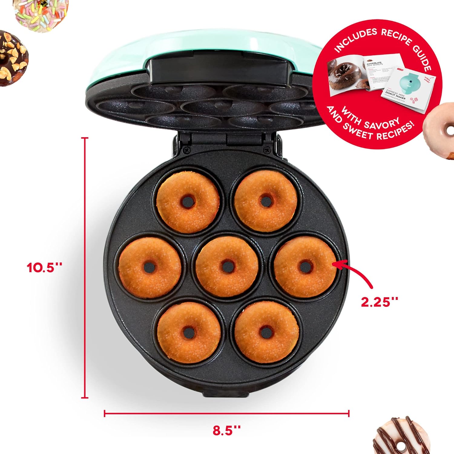 Mini Donut Maker Machine-CQA9417474638120-564575 CQA9417474638120