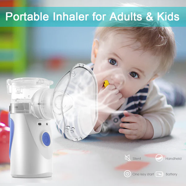 Mini Ultrasonic Portable Handheld Nebulizer Machine Mesh Steam Inhaler for Kids, Adults-CQA9417484075304-564575 CQA9417484075304