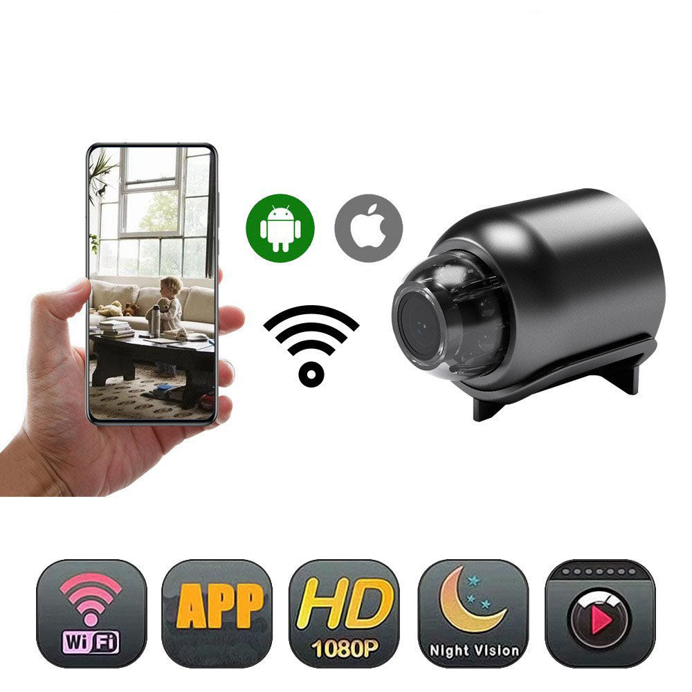 Mini WiFi Camera 1080P | Security IP Camera with Motion Detection & Remote Viewing-Donrams- 67650067654575