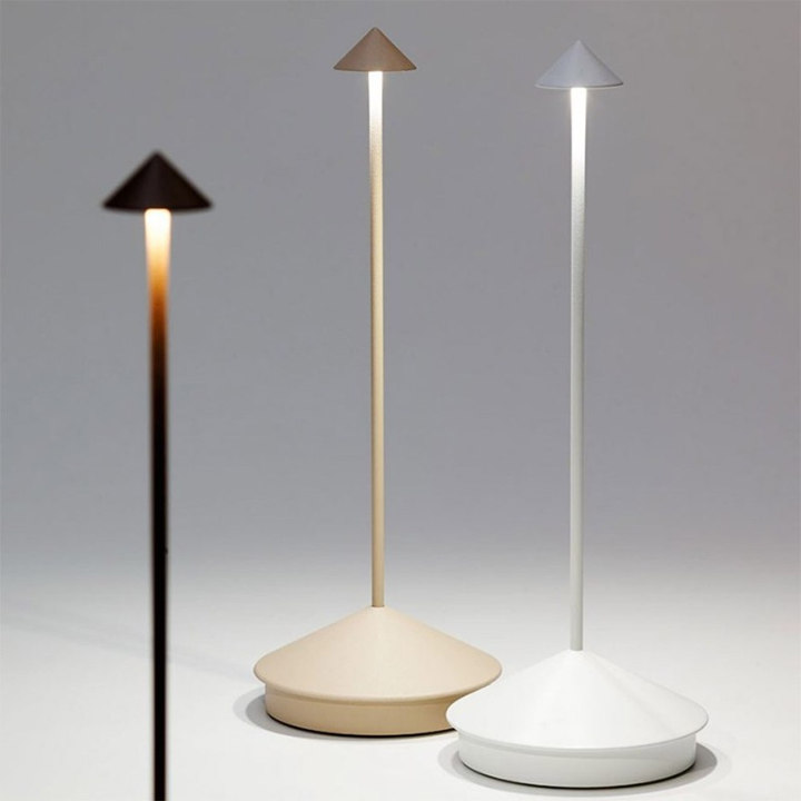 Minimalist LED Table Lamp - Waterproof & Dimmable Cordless Lighting 2024-564575