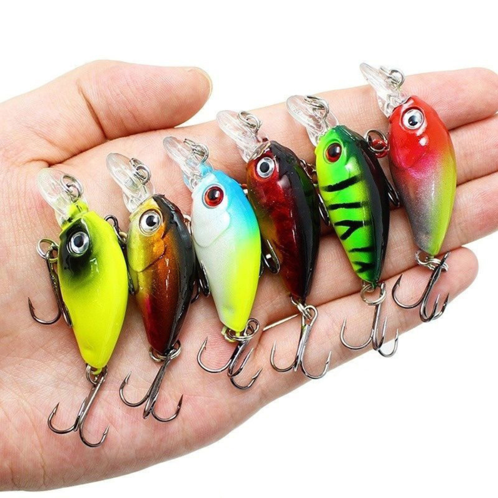 Mixing Fish Bait Set Minnow Fishing lure-CQA9417468608808-6pcs-564575 CQA9417468608808