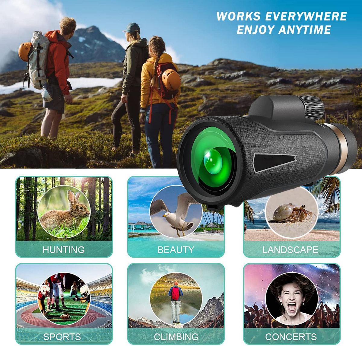 Monocular Telescope-CQA9417473327400-564575 CQA9417473327400