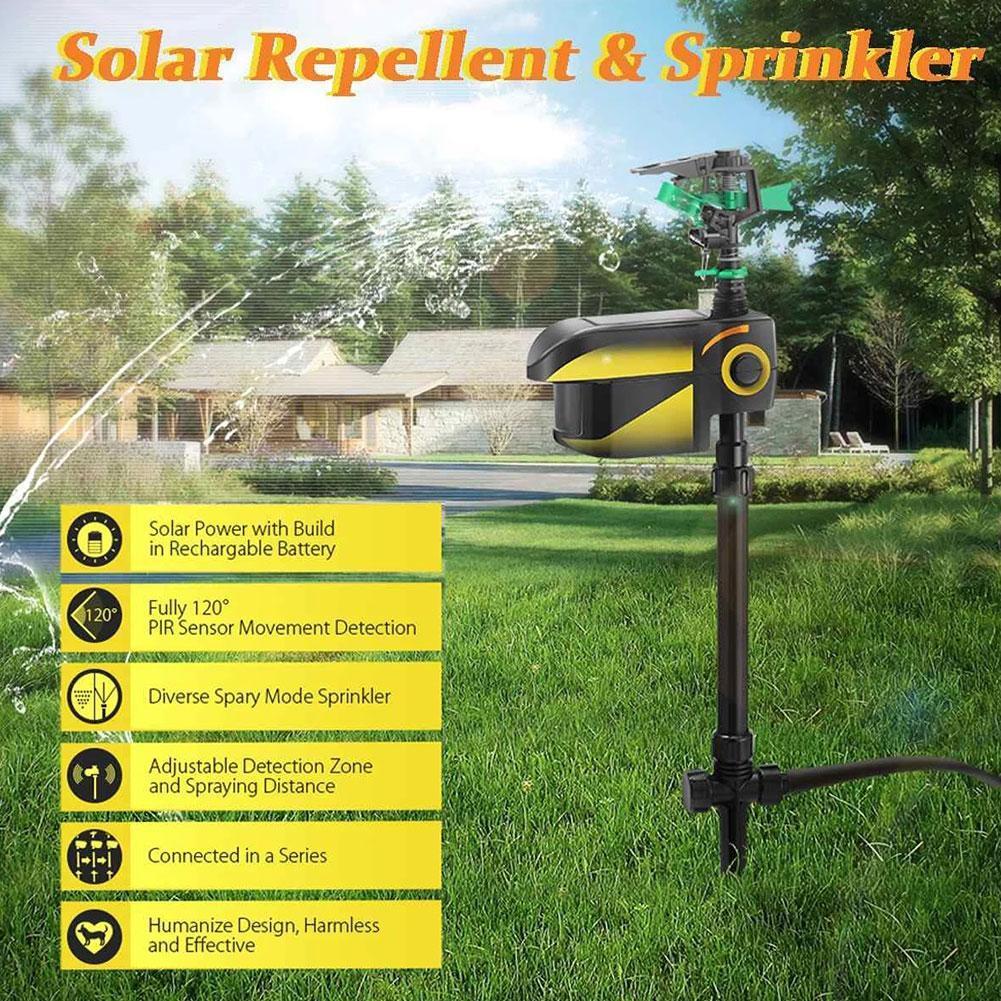 Motion Activated Sprinkler for Deer Solar Powered - Get Rid Of Deer-CQA9417459761448-564575 CQA9417459761448