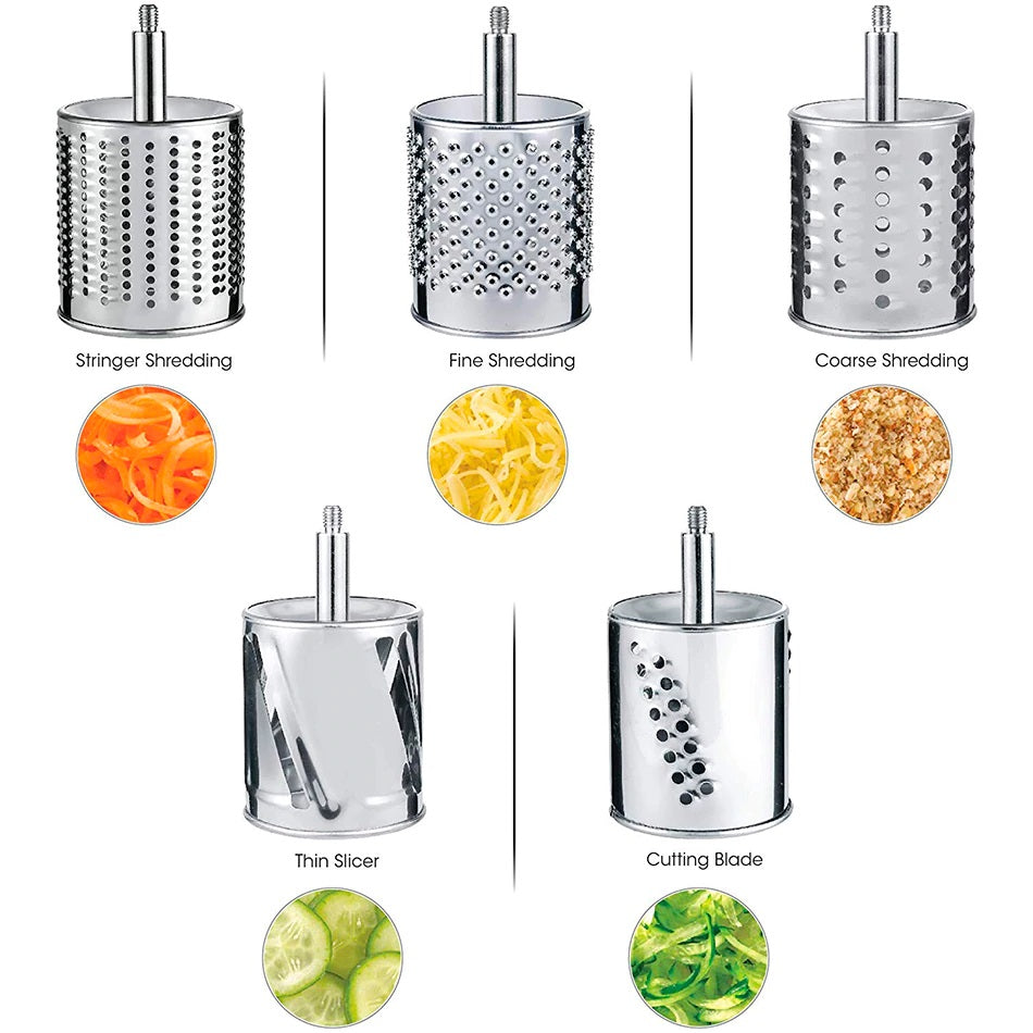 Multi-Functional Kitchen Rotary Food Grater/Shredder/Slicer-CQA9417510977832-564575 CQA9417510977832
