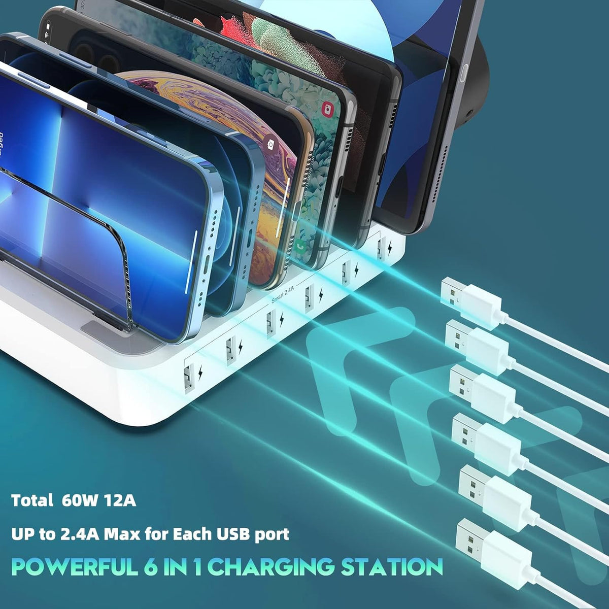 Multiple Device Fast Charging Station-CQA9417478177064-564575 CQA9417478177064