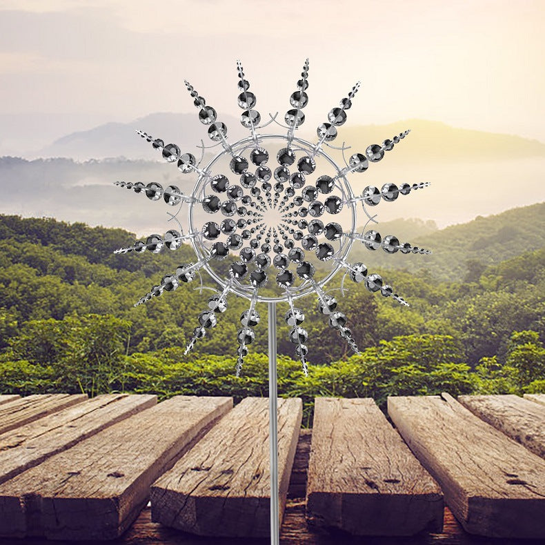 New Anti-Rust Magical Metal Windmill-Kinetic Metal Wind Spinners-CQA9417491513640-564575 CQA9417491513640