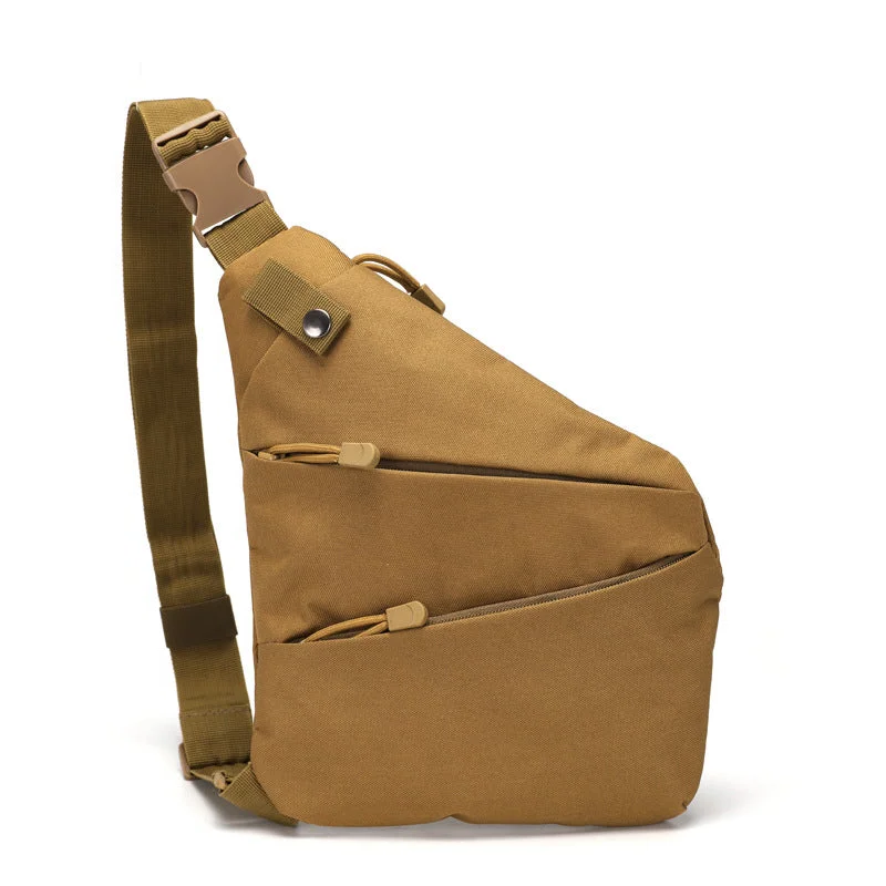 New Tactical Design Anti-theft Sport Sling Bag-CQA9417485943080-Khaki Right-564575 CQA9417485943080