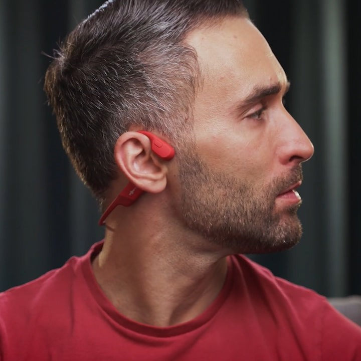 New Waterproof Bone Conduction Headphones Stereo Bluetooth Wireless-CQA9417507242280-Red-564575 CQA9417507242280