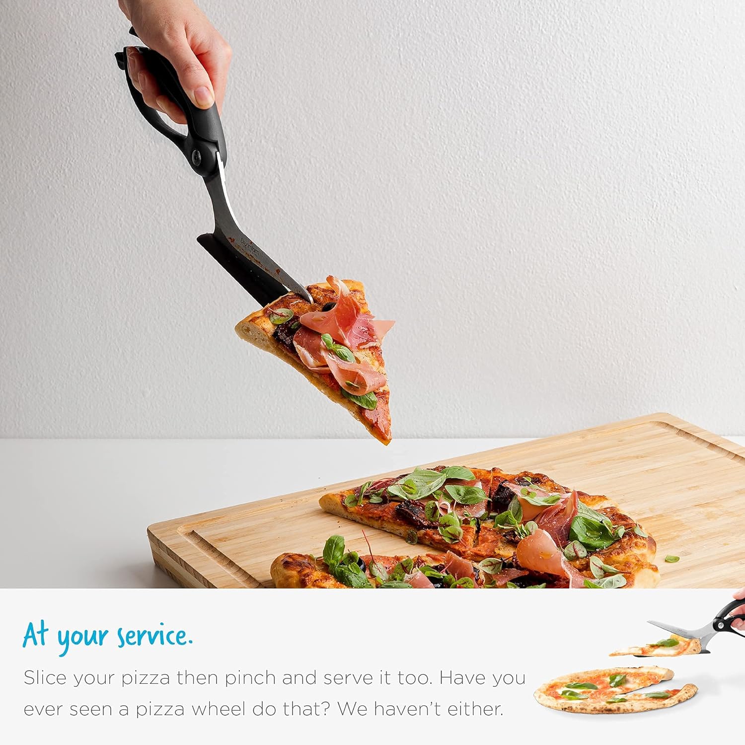 Non-Stick Pizza Scissors with Protective Server-CQA9417473294632-564575 CQA9417473294632