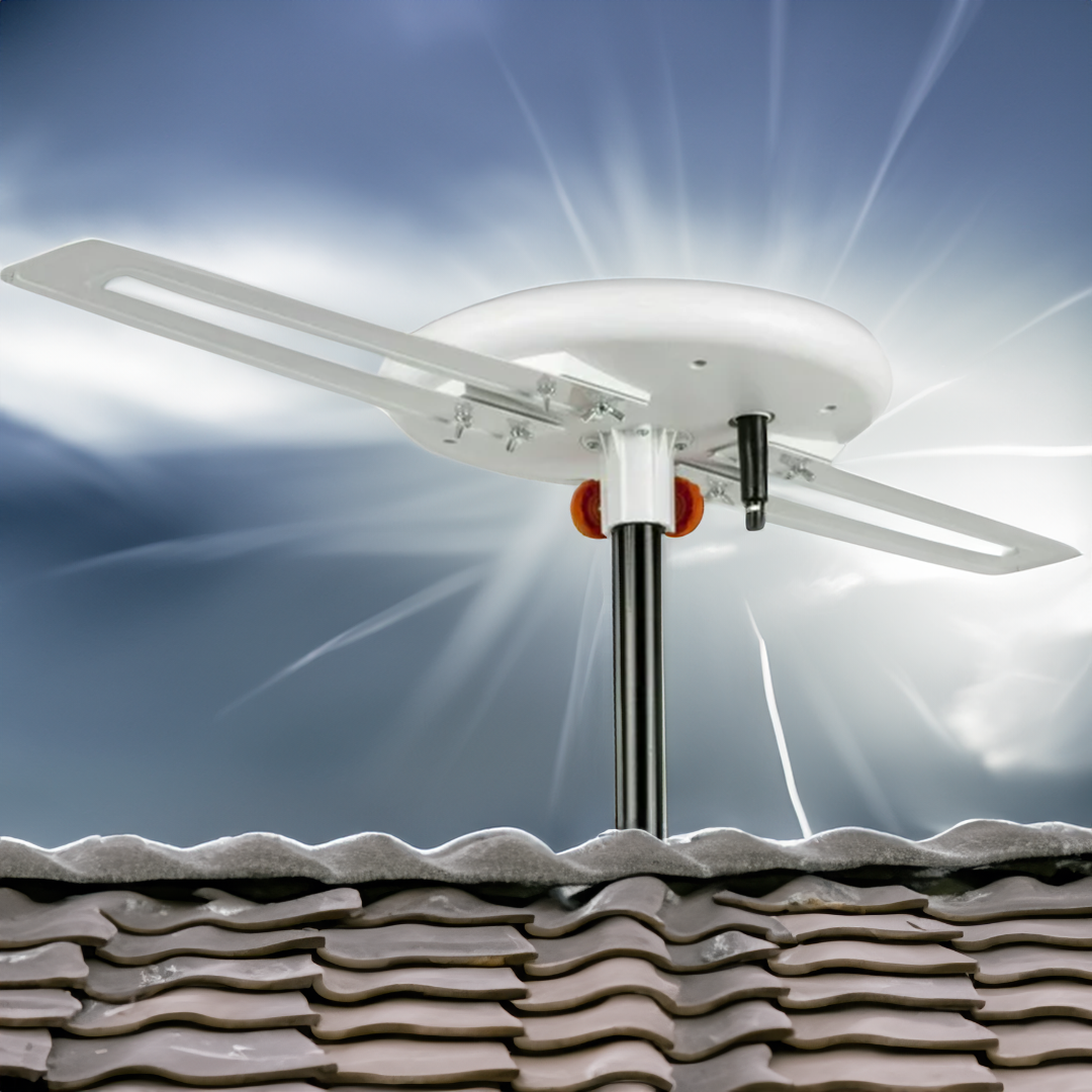 Omni-directional Digital Outdoor Antenna with J-Pole-Donrams-544a1AWQ-CQA 9416630173992-CQA 9416630173992143