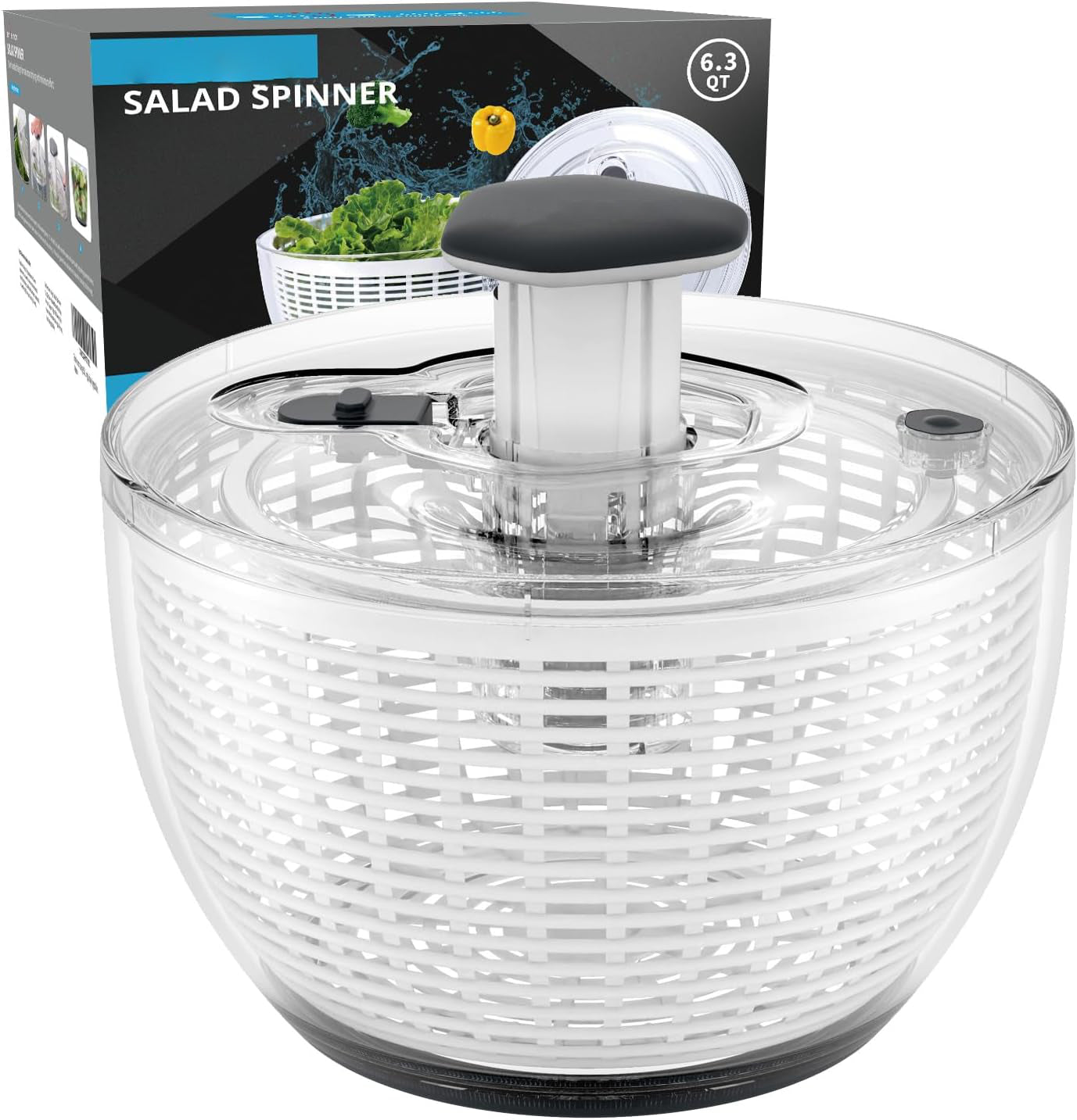 One-Handed Large Lettuce Salad Spinner-CQA9417479029032-564575 CQA9417479029032