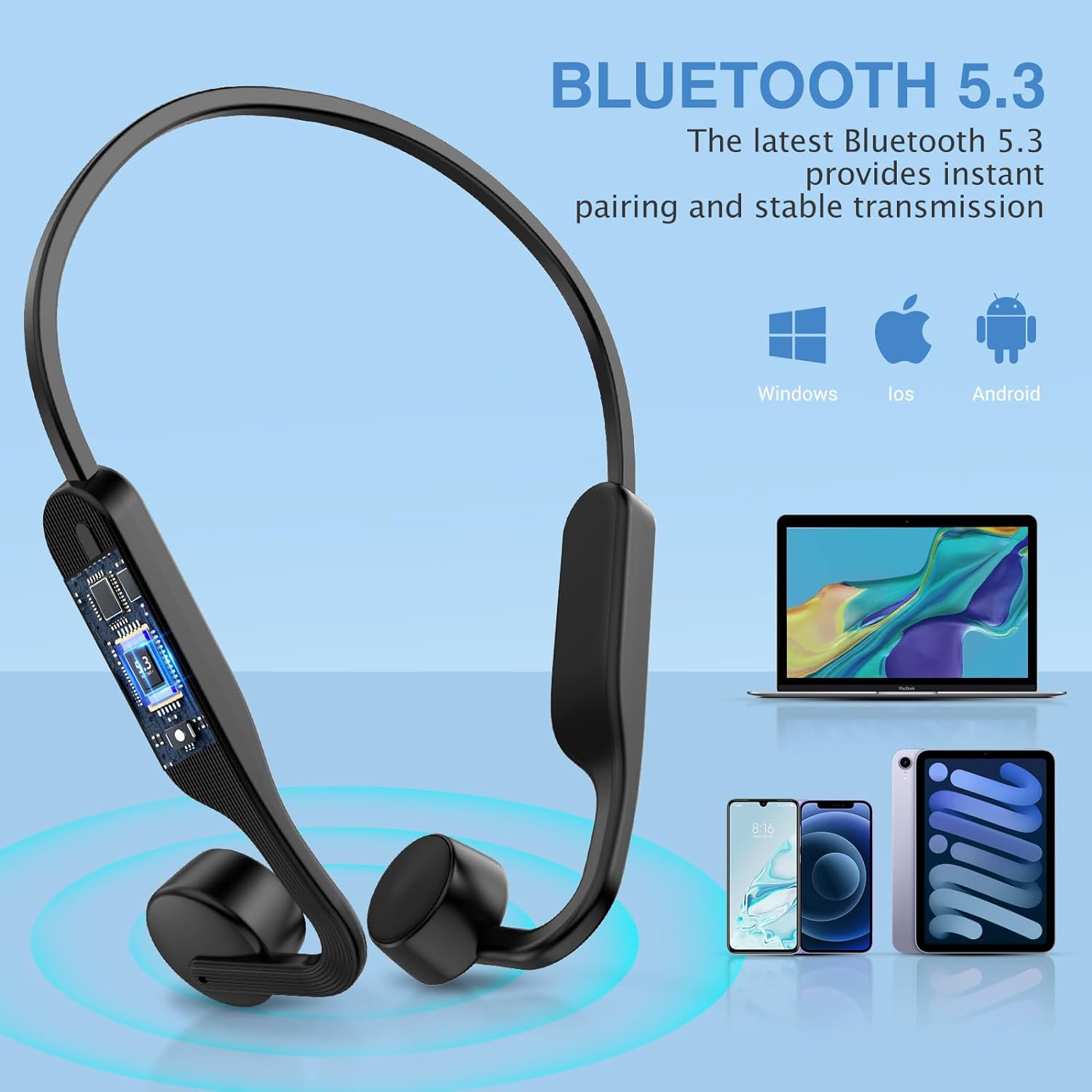 Open Ear Bone Conduction Wireless Headphones-CQA9417480995112-564575 CQA9417480995112