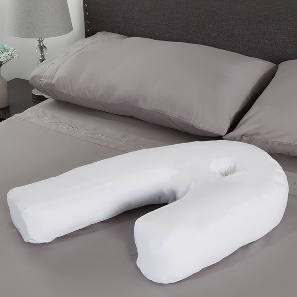 Orthopedic Side Sleeper Pillow With Ear Hole-CQA9417499607336-564575 CQA9417499607336