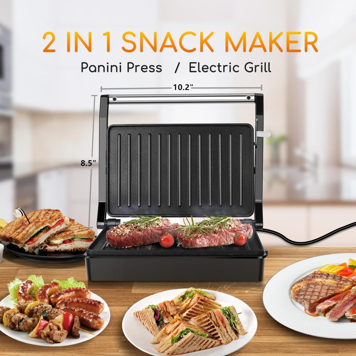 Panini Press Sandwich Maker-CQA9417473392936-564575 CQA9417473392936