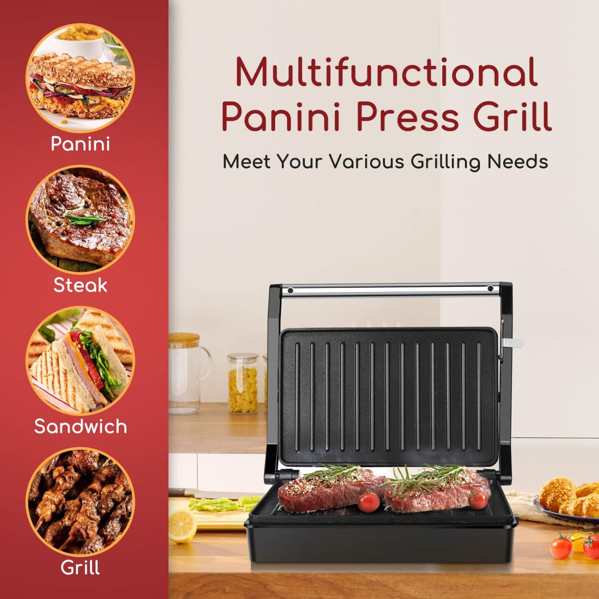 Panini Press Sandwich Maker-CQA9417473392936-564575 CQA9417473392936