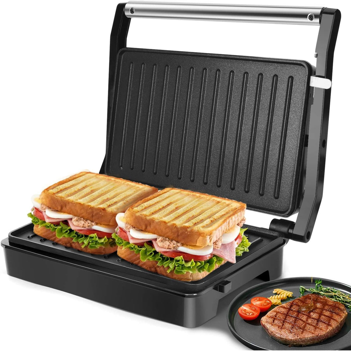 Panini Press Sandwich Maker-CQA9417473392936-564575 CQA9417473392936