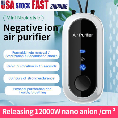 Personal Mini Air Purifier Necklace | Wearable Air Purifier with USB Charging-564575 