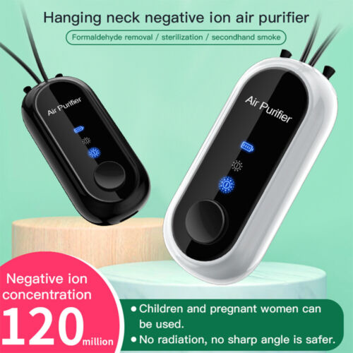Personal Mini Air Purifier Necklace | Wearable Air Purifier with USB Charging-564575 