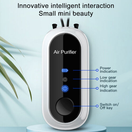 Personal Mini Air Purifier Necklace | Wearable Air Purifier with USB Charging-564575 