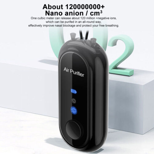 Personal Mini Air Purifier Necklace | Wearable Air Purifier with USB Charging-564575 