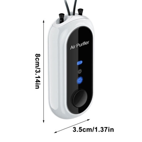 Personal Mini Air Purifier Necklace | Wearable Air Purifier with USB Charging-564575 