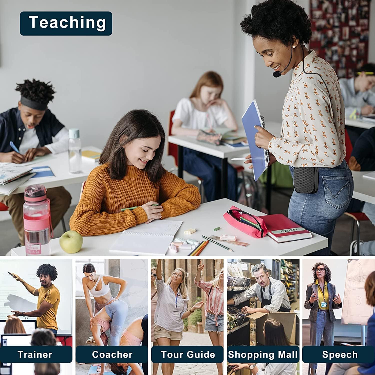 Personal Voice Amplifier For Teachers And Eldery-CQA9417472246056-564575 CQA9417472246056