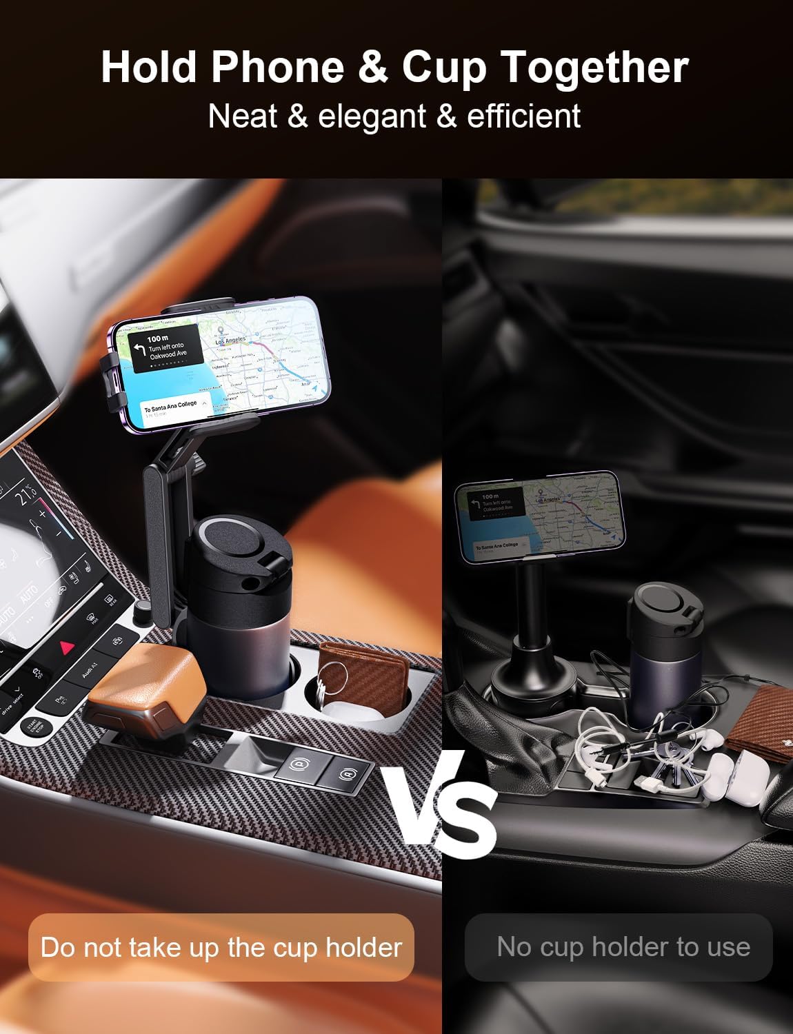 Phone Cup Holder Mount For Car-CQA9417470411048-564575 CQA9417470411048