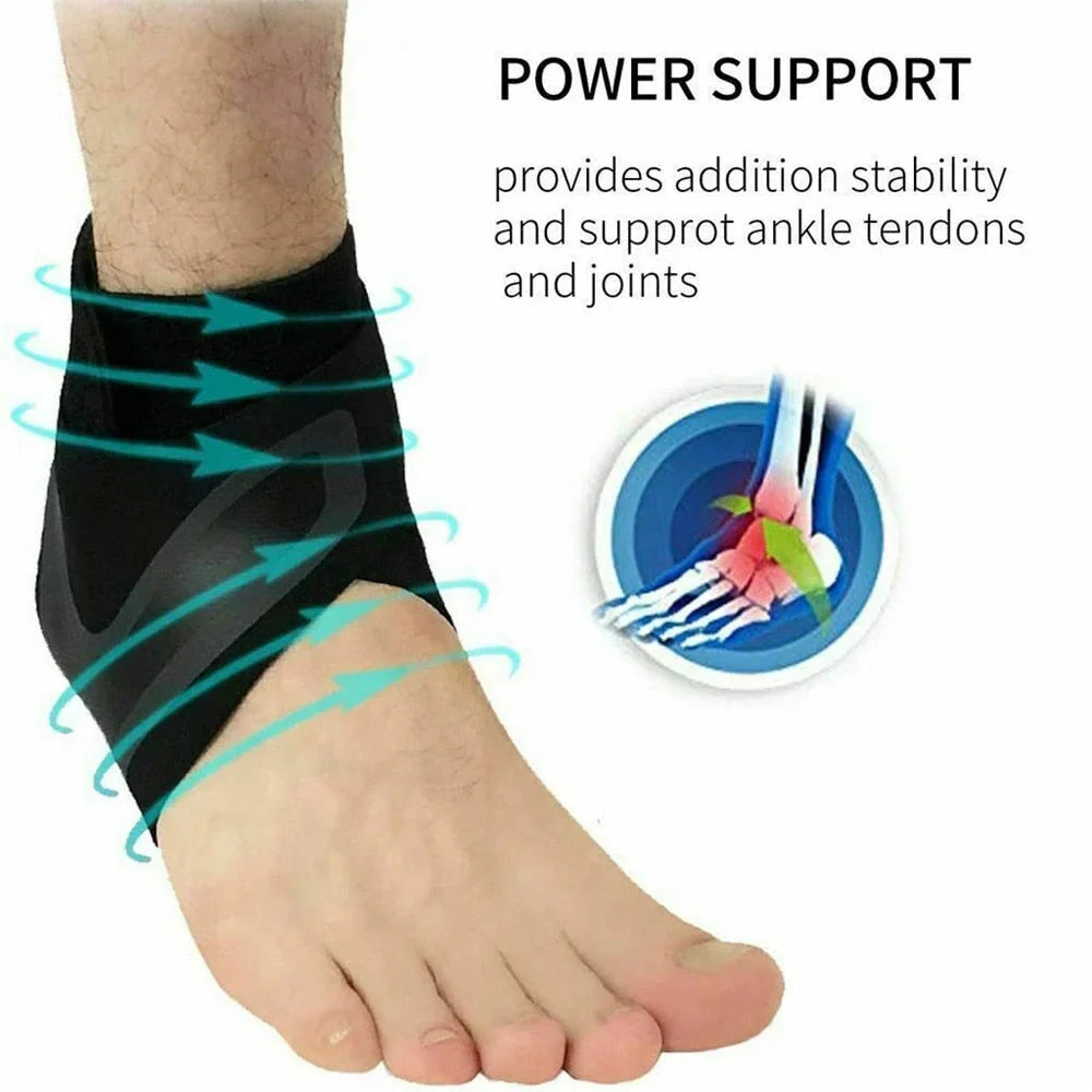 Plantar Ankle X Wrap Brace Support Compression Sleeve-564575 