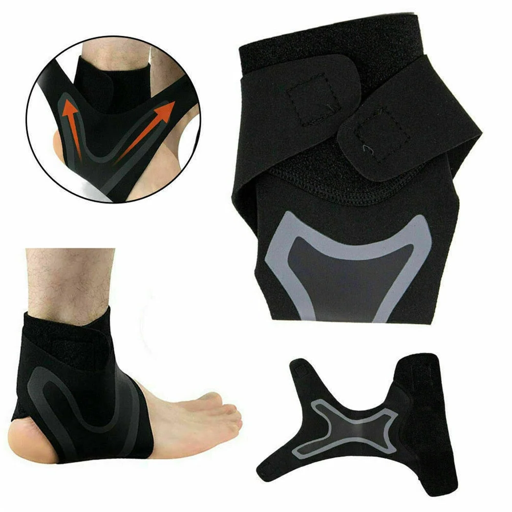 Plantar Ankle X Wrap Brace Support Compression Sleeve-564575 