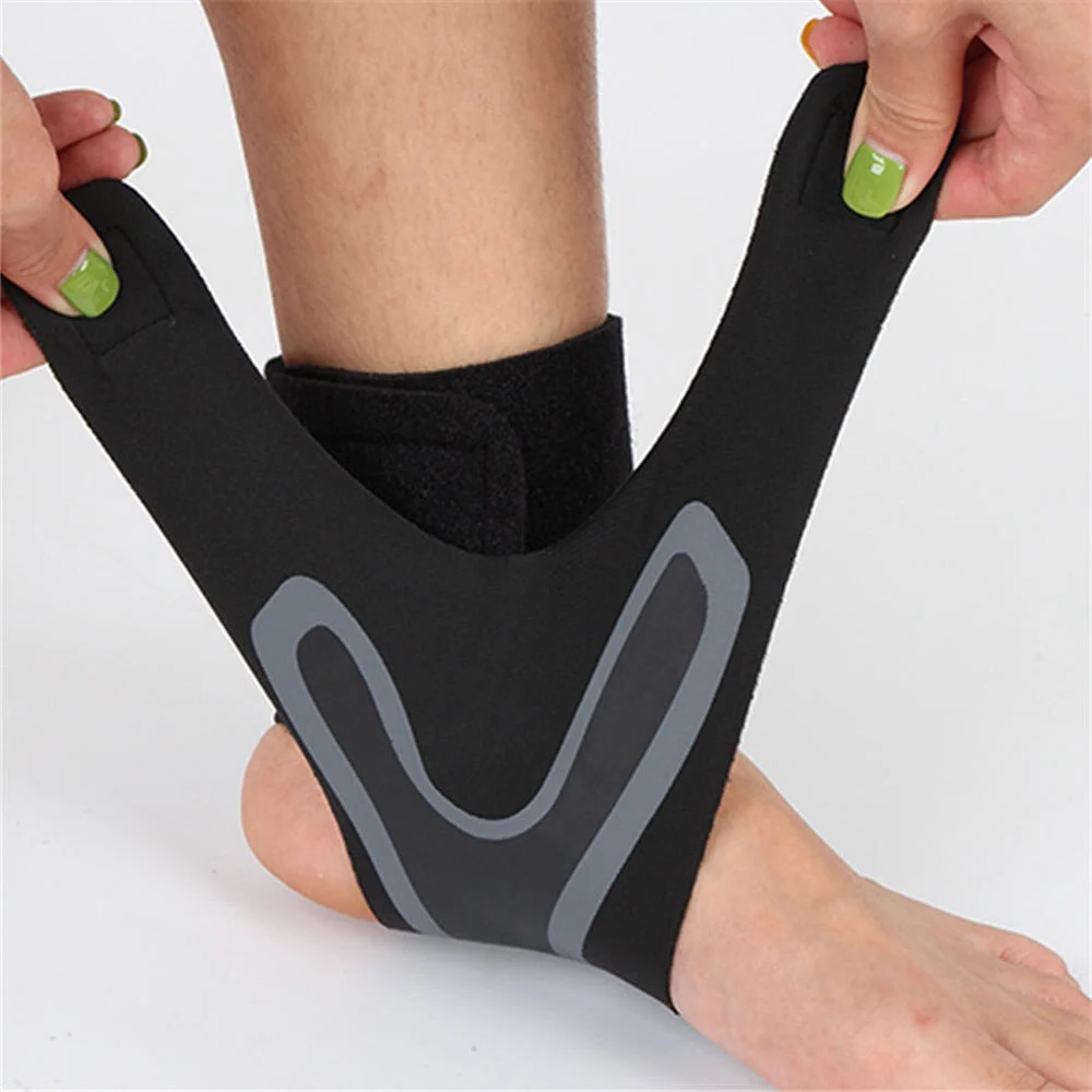 Plantar Ankle X Wrap Brace Support Compression Sleeve-CQA9417486795048-Black-564575 CQA9417486795048