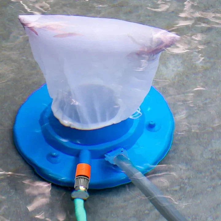 Pool Leaf Vacuum, Large Pool Leaf Sucker for Inground and Above Ground Swimming Pools (Blue)-CQA9417498263848-564575 CQA9417498263848