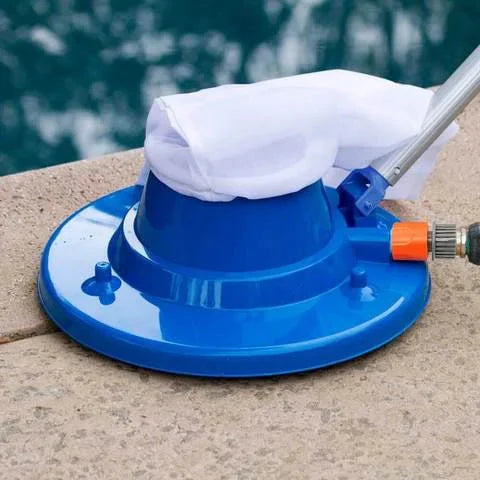 Pool Leaf Vacuum, Large Pool Leaf Sucker for Inground and Above Ground Swimming Pools (Blue)-CQA9417498263848-564575 CQA9417498263848
