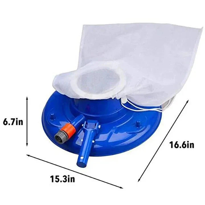 Pool Leaf Vacuum, Large Pool Leaf Sucker for Inground and Above Ground Swimming Pools (Blue)-CQA9417498263848-564575 CQA9417498263848