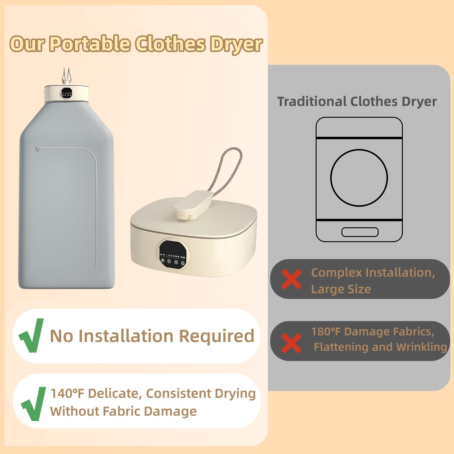 Portable Clothes Dryer Machine-CQA9417481060648-564575 CQA9417481060648