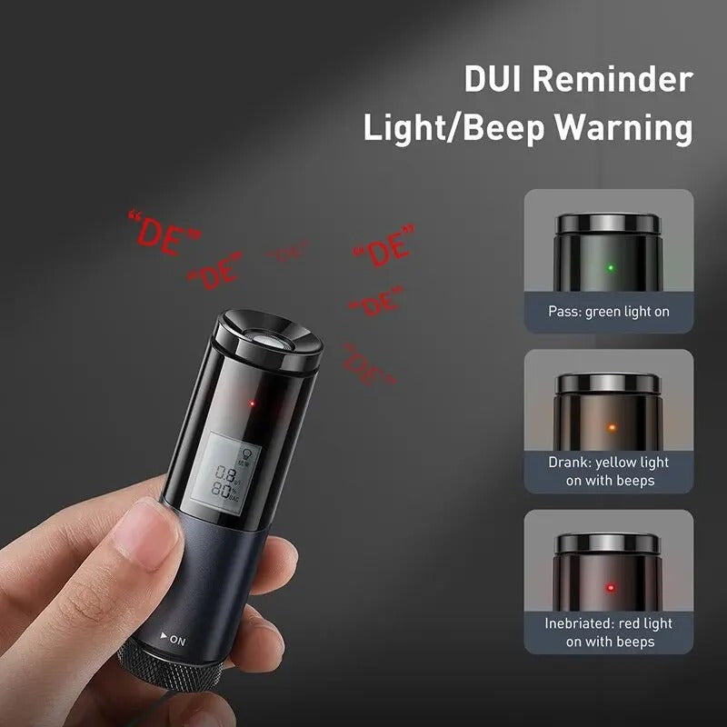 Portable Digital Breathalyser Alcohol Tester-CQA9417471525160-564575 CQA9417471525160