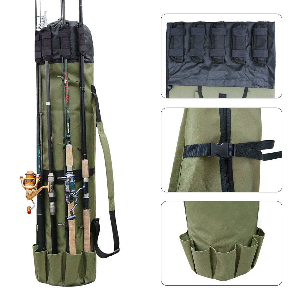 Portable Fishing Rod & Tackle Bag-CQA9417507733800-564575 CQA9417507733800