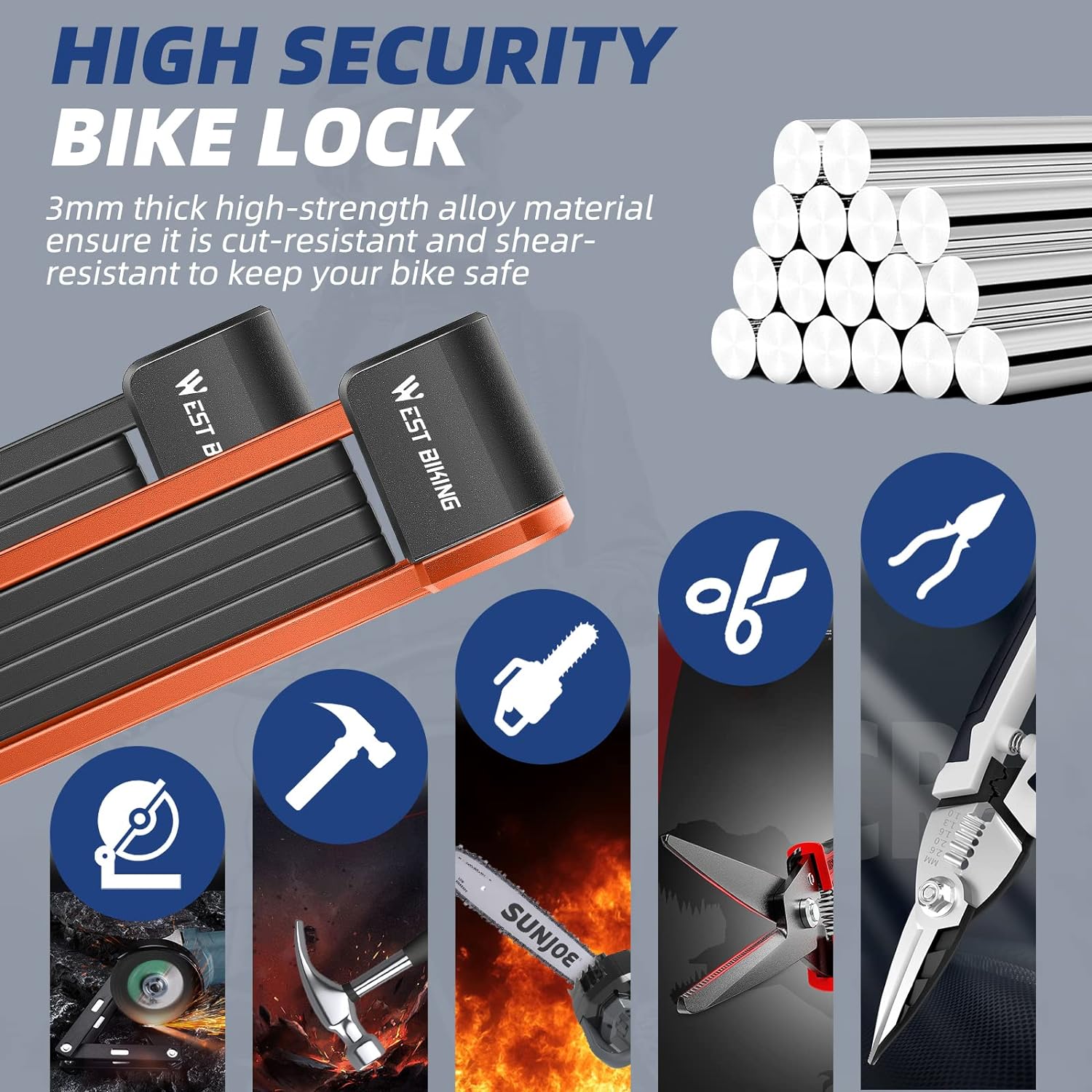 Portable Folding Bike Lock-CQA9417485320488-564575 CQA9417485320488