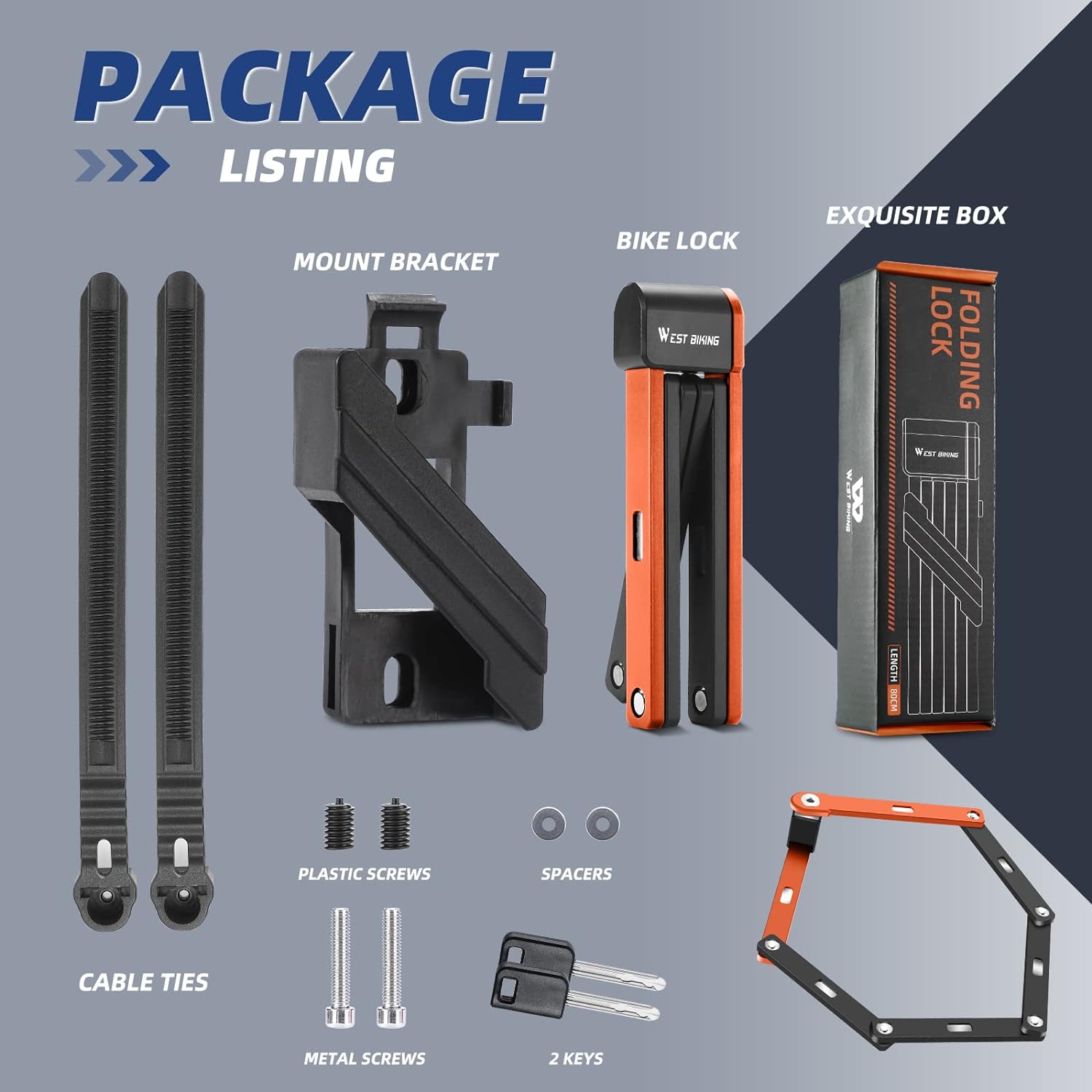 Portable Folding Bike Lock-CQA9417485320488-564575 CQA9417485320488