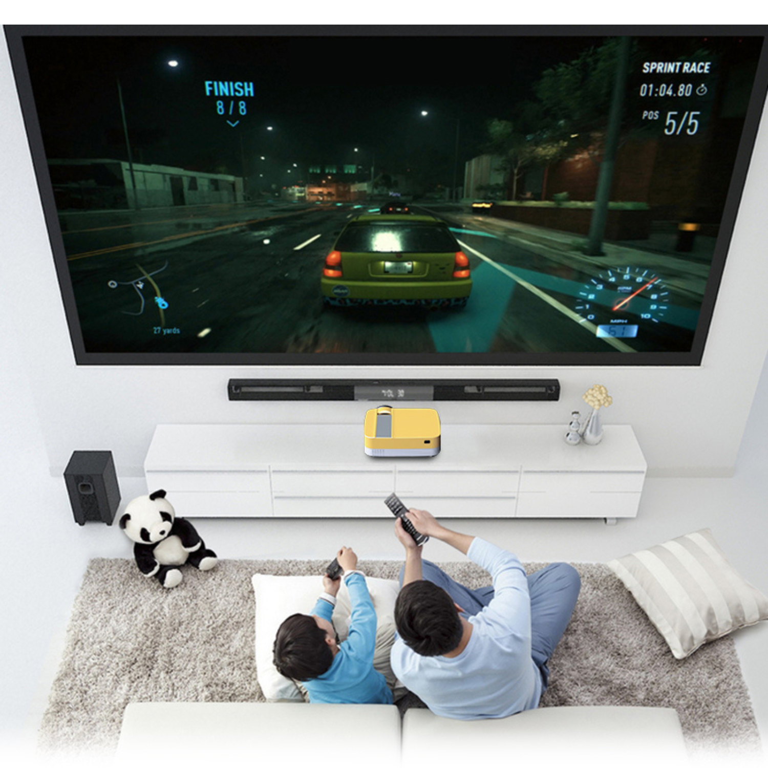 Portable HD Mini Smart USB Multi Device Mobile Laptop Projector-CQA9417508258088-564575 CQA9417508258088