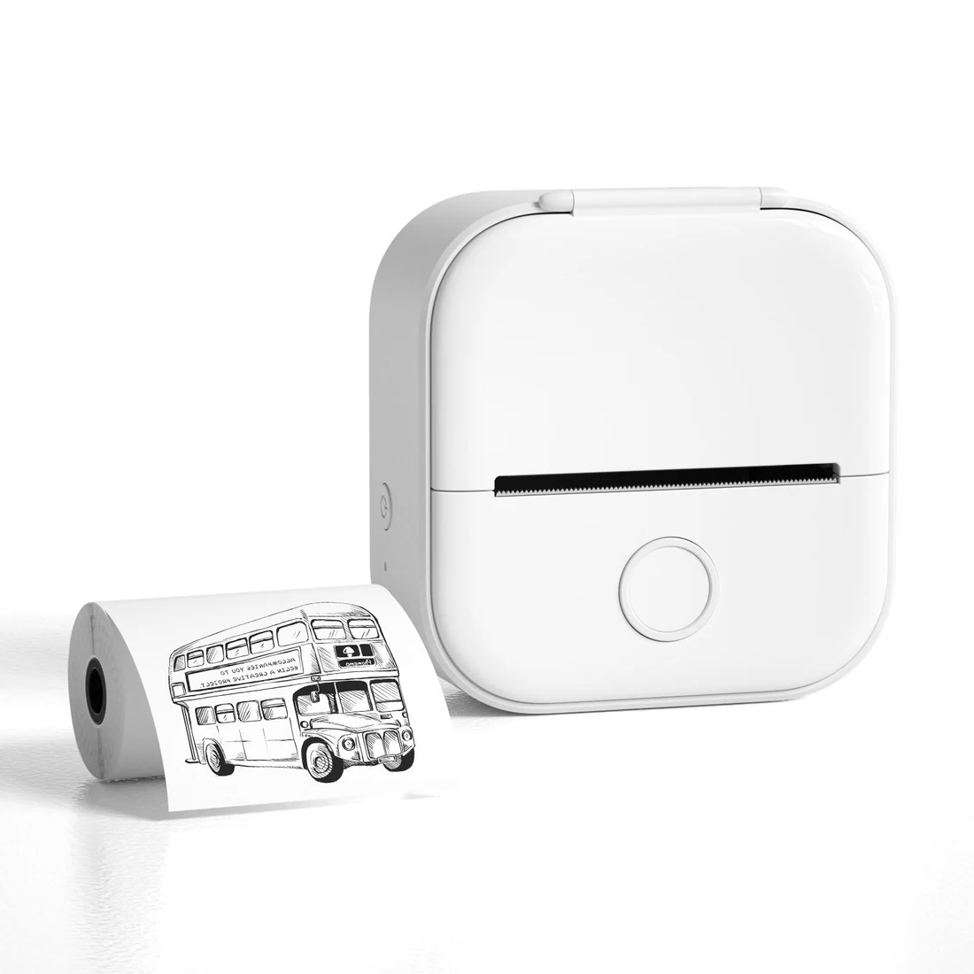 Portable Mini Thermal Label Printer Home Photo Printer-CQA9417480306984-White-564575 CQA9417480306984