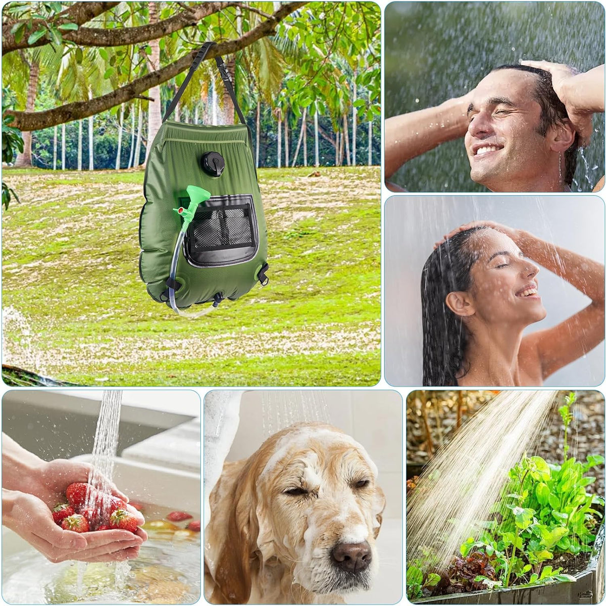 Portable Outdoor Shower Bag For Camping-CQA9417473917224-564575 CQA9417473917224