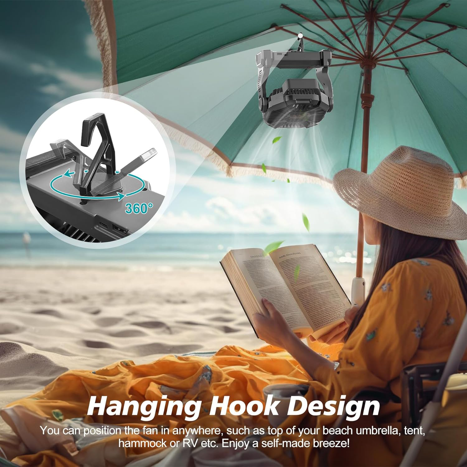 Portable Rechargeable Camping Fan-CQA9417472639272-564575 CQA9417472639272