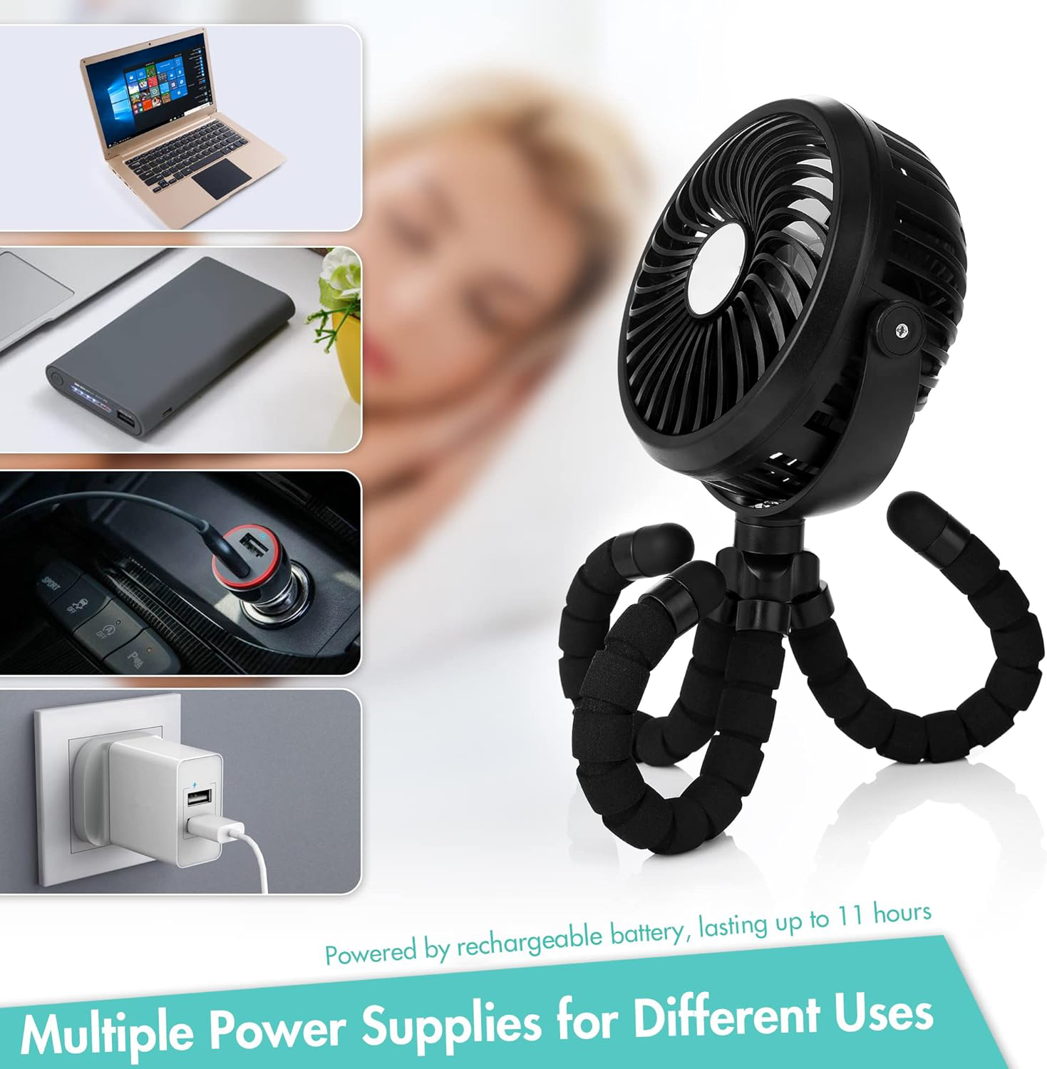 Portable Stroller Fan-CQA9417480143144-564575 CQA9417480143144