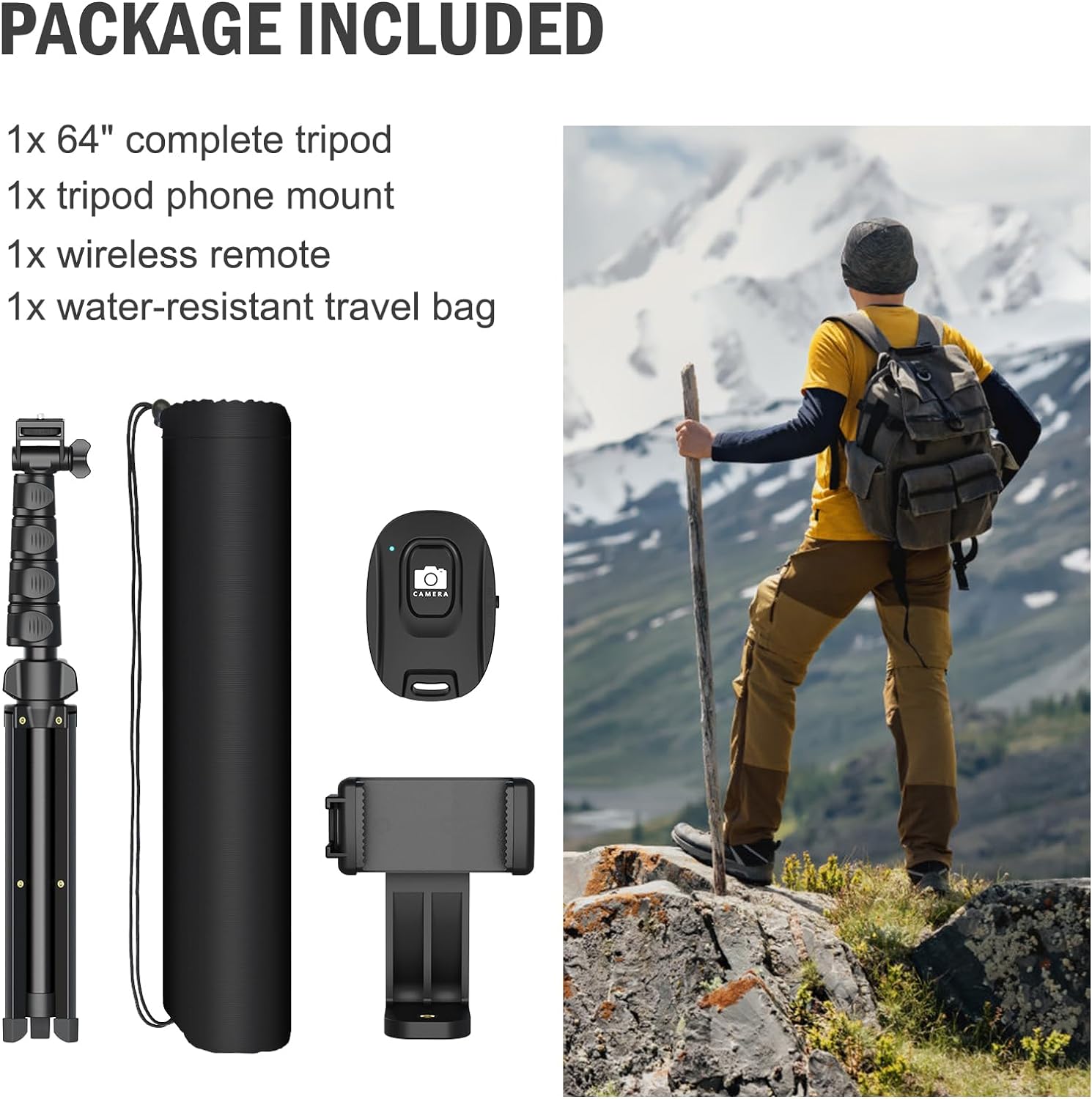 Portable Tripod Mount Stand for Cell Phone & Camera-CQA9417478209832-564575 CQA9417478209832