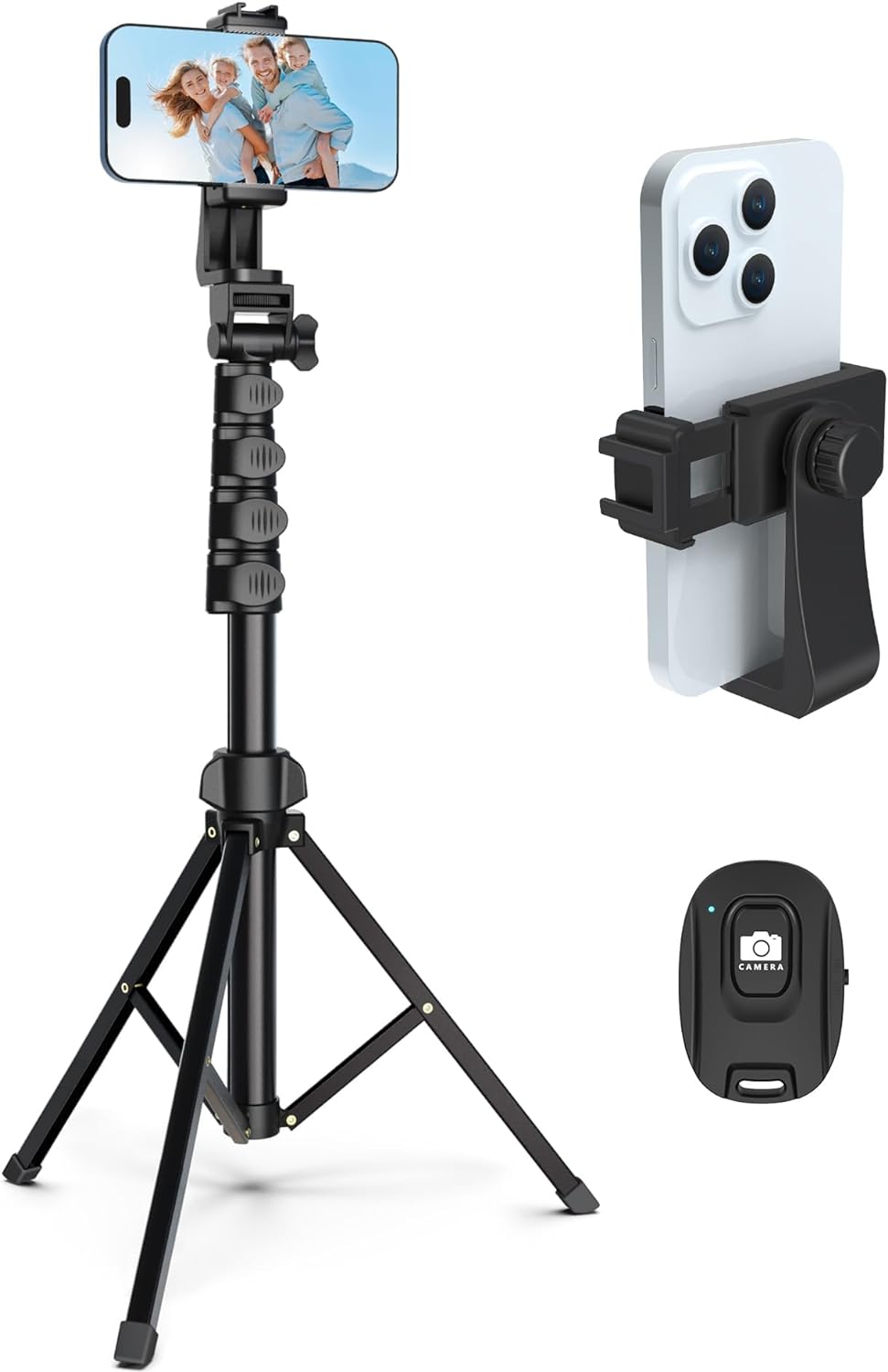 Portable Tripod Mount Stand for Cell Phone & Camera-CQA9417478209832-564575 CQA9417478209832