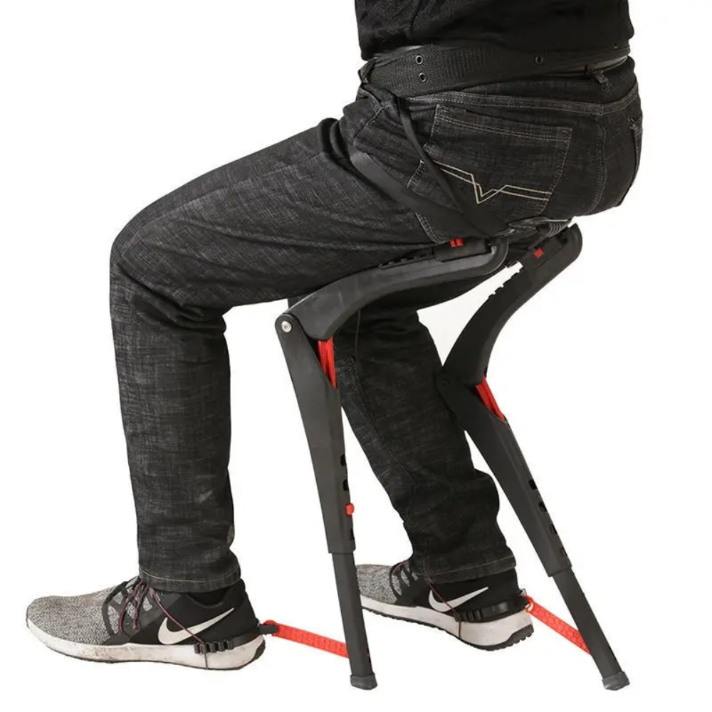 Portable Wearable Exoskeleton Outdoor Sports Folding Chair-CQA9417482993960-Basic-564575 CQA9417482993960