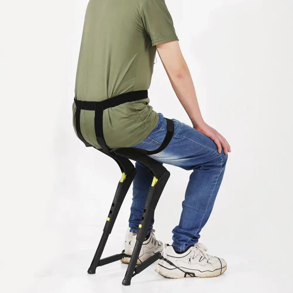 Portable Wearable Exoskeleton Outdoor Sports Folding Chair-CQA9417482993960-Standard-564575 CQA9417482993960