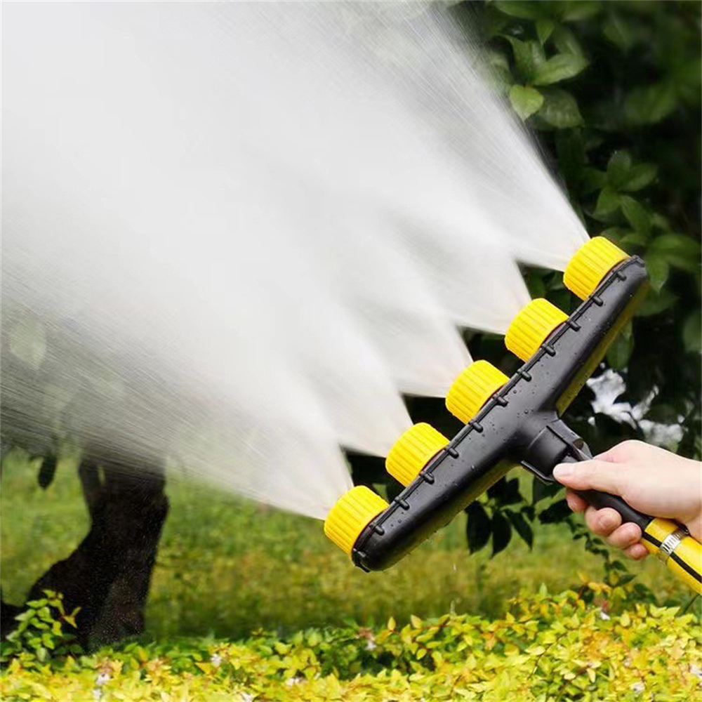 Powerful Multipurpose Garden Atomizer Nozzle Hose Attachment-CQA9417473065256-5 Nozzles-564575 CQA9417473065256