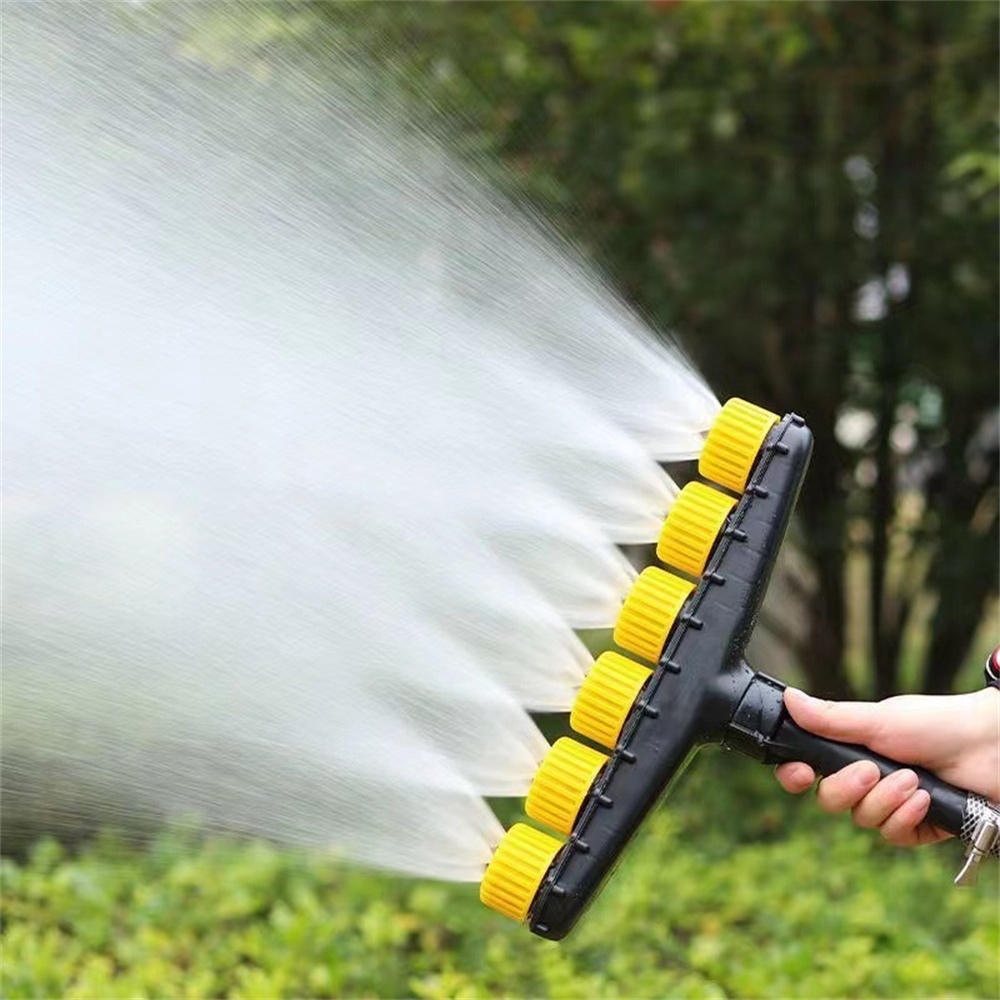 Powerful Multipurpose Garden Atomizer Nozzle Hose Attachment-CQA9417473065256-6 Nozzles-564575 CQA9417473065256